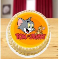 Tom & Jerry Photo Cake